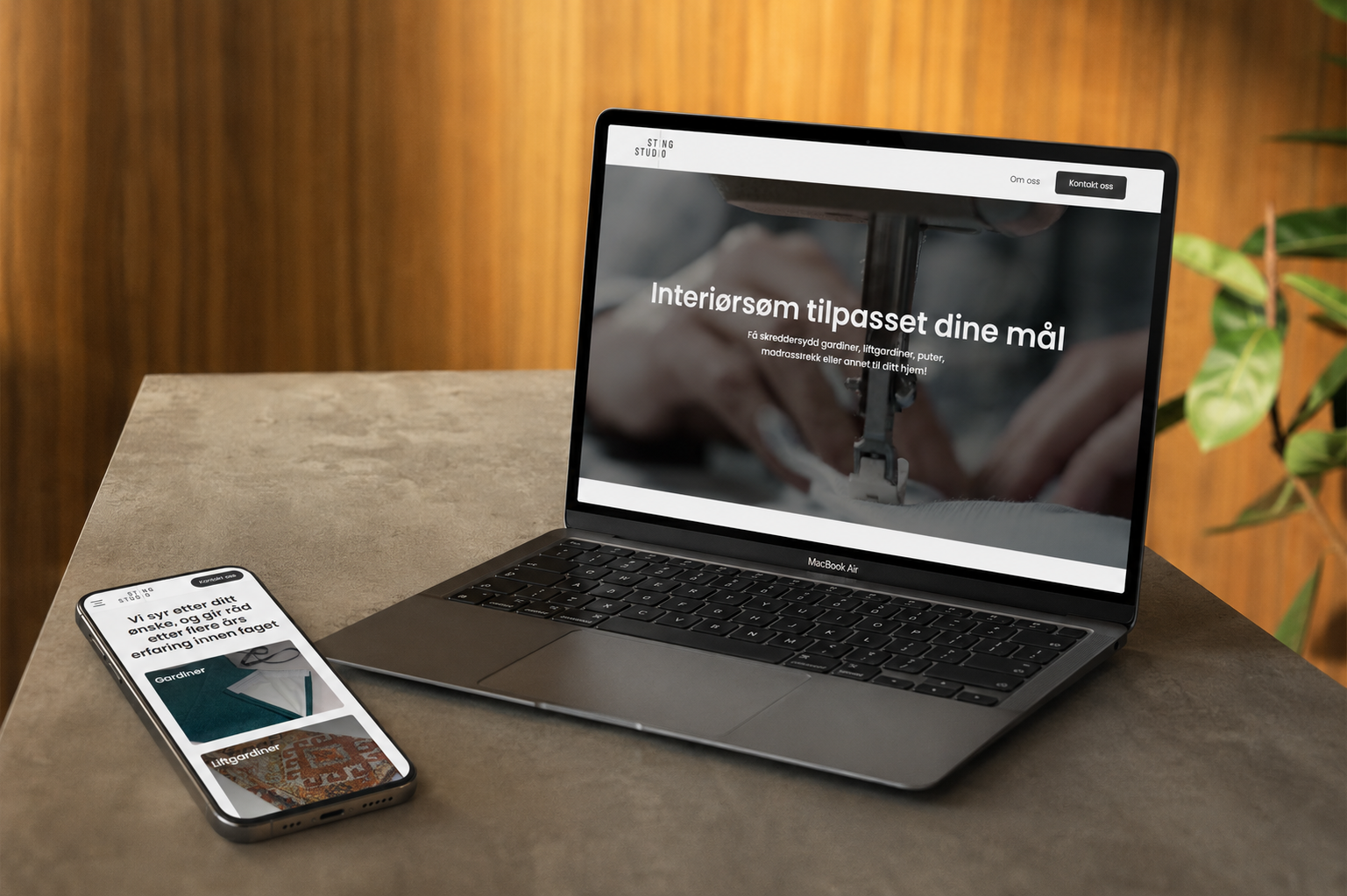 Nettsiden gir potensielle kunder et tydelig innblikk