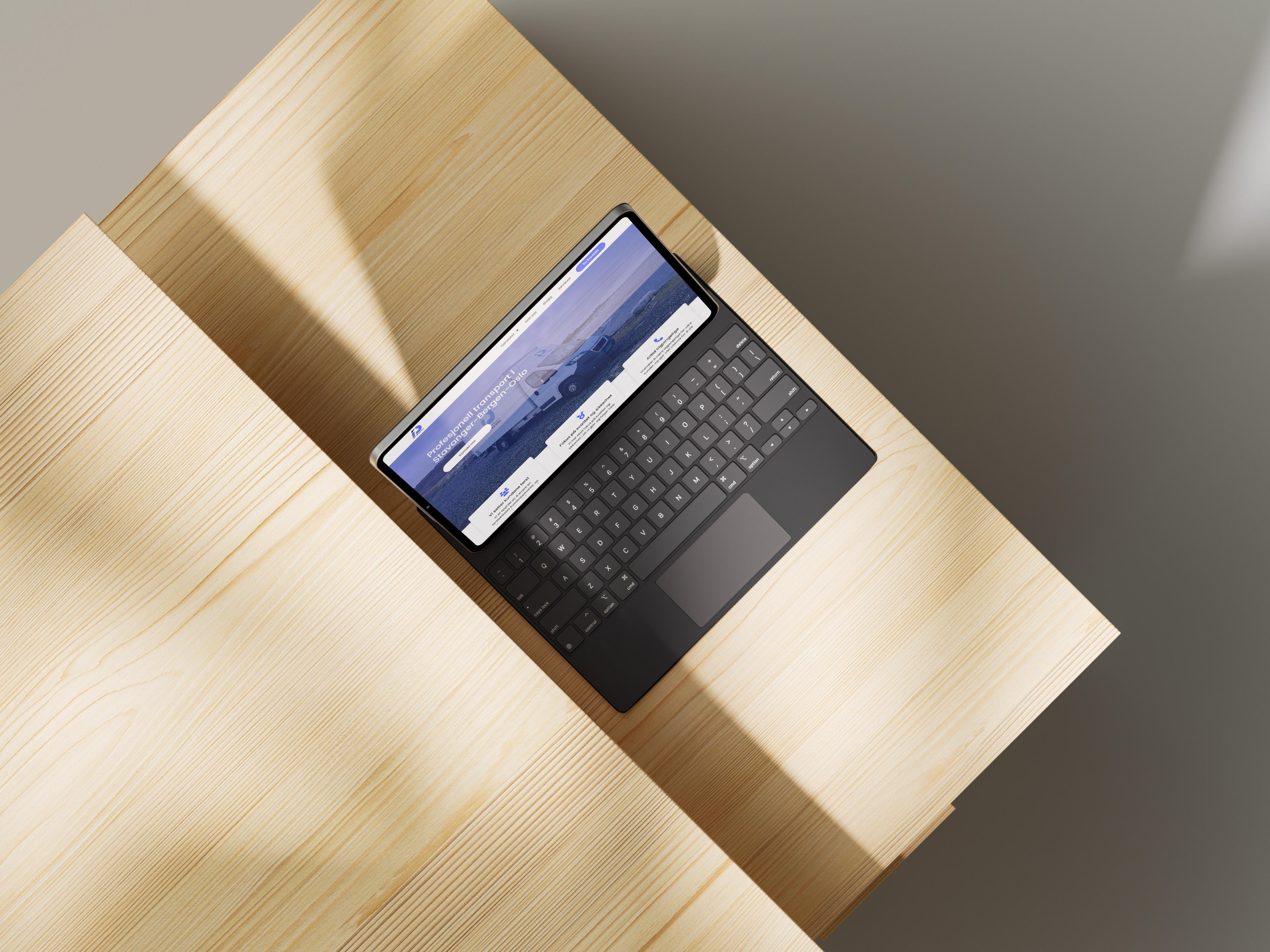 Dap transport prosjekt levert av Webiser AS